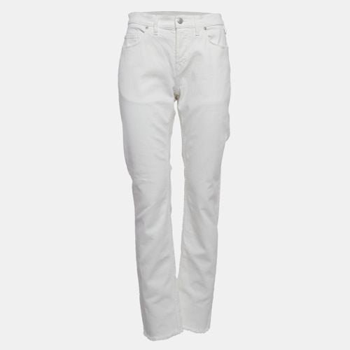 Zadig & Voltaire White Denim Frayed Hem David Jeans L Waist 31" - Zadig & Voltaire - Modalova