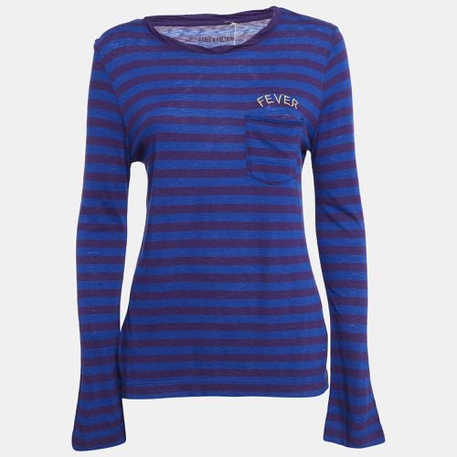 Zadig & Voltaire Blue/Purple Striped Jersey Regy T-Shirt S - Zadig & Voltaire - Modalova