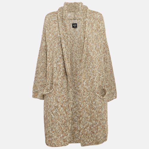 Zadig & Voltaire Brown Plain Knit Open Front Long Cardigan M/L - Zadig & Voltaire - Modalova