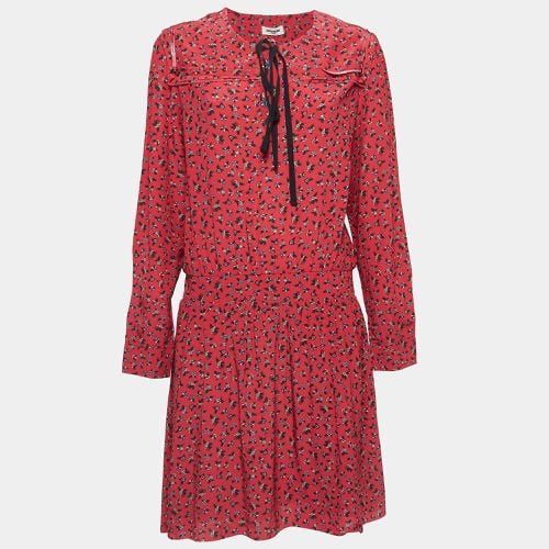 Zadig & Voltaire Red Floral Print Crepe Remus Liberty Mini Dress L - Zadig & Voltaire - Modalova