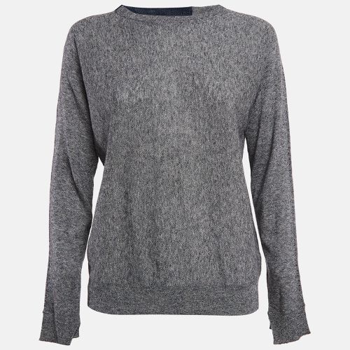 Zadig & Voltaire Blue Melange Cashmere Knit Sweatshirt L - Zadig & Voltaire - Modalova