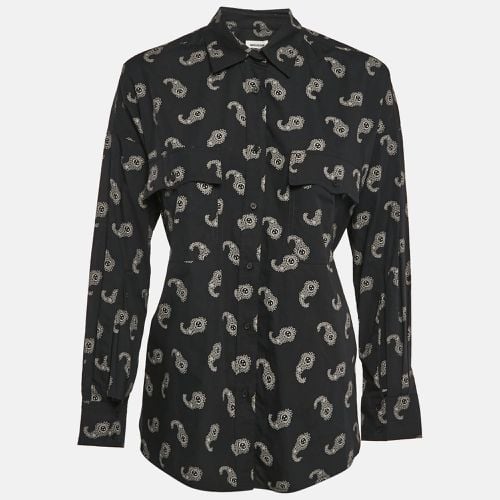 Zadig & Voltaire Black Tamara Paisley Print Cotton Oversized Shirt XS - Zadig & Voltaire - Modalova