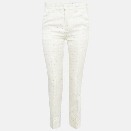 Zadig & Voltaire Off White Star Pist Jacquard Straight Leg Trousers M - Zadig & Voltaire - Modalova