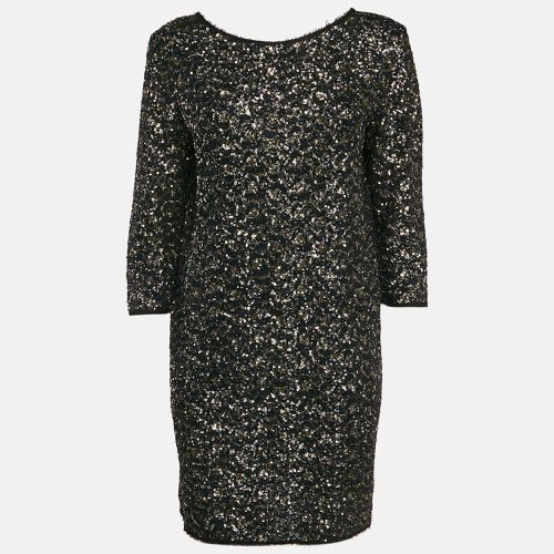 Zadig & Voltaire Deluxe Metallic Sequin and Mesh Rousse Mini Dress M - Zadig & Voltaire - Modalova