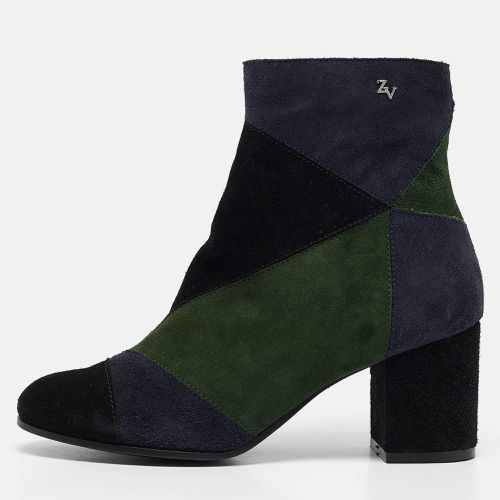 Zadig & Voltaire Multicolor Suede Block Heel Ankle Booties Size 36 - Zadig & Voltaire - Modalova