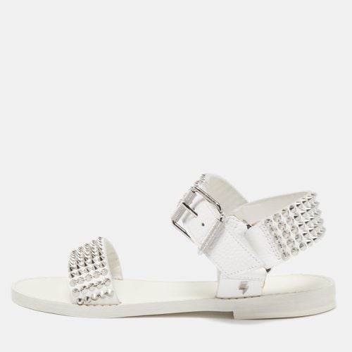 Zadig & Voltaire White Leather Ankle Strap Spiked Sandals Size 36 - Zadig & Voltaire - Modalova