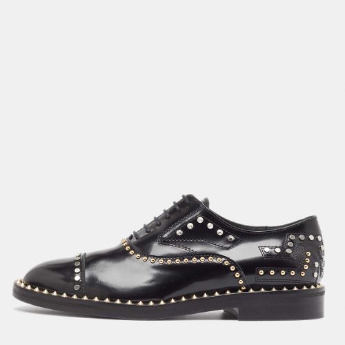 Zadig & Voltaire Black Leather Studded Youth Clous Oxfords Size 37 - Zadig & Voltaire - Modalova