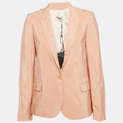 Zadig & Voltaire Pink Stars Jacquard Victor Blazer S - Zadig & Voltaire - Modalova