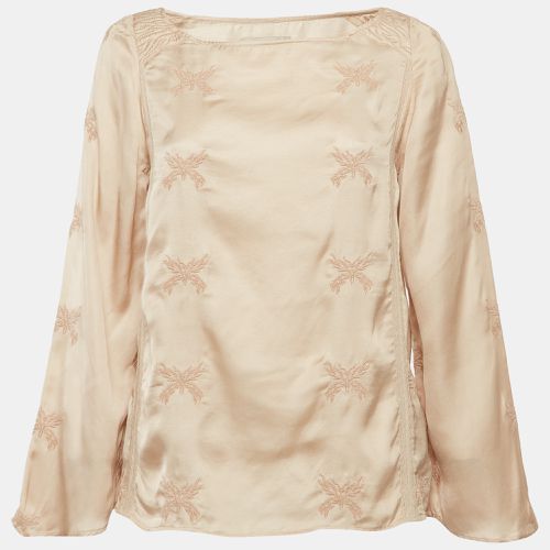 Zadig & Voltaire Beige Embroidered Crepe Tunic S - Zadig & Voltaire - Modalova