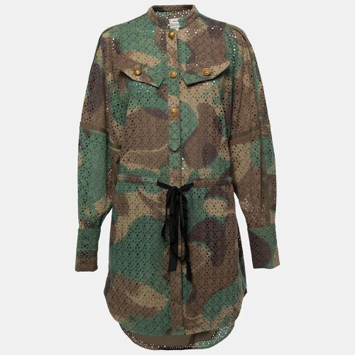 Camouflage Print Cotton Rafal Short Dress XS - Zadig & Voltaire - Modalova