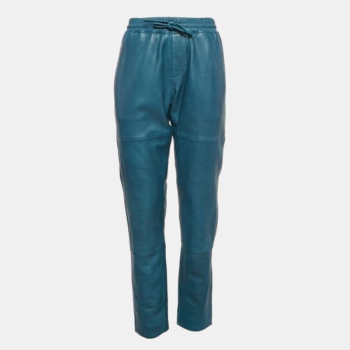 Zadig & Voltaire Blue Genuine Leather Parone Deluxe Pants M - Zadig & Voltaire - Modalova