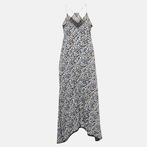 Zadig & Voltaire Blue Risty Floral Print Viscose Midi Dress M - Zadig & Voltaire - Modalova