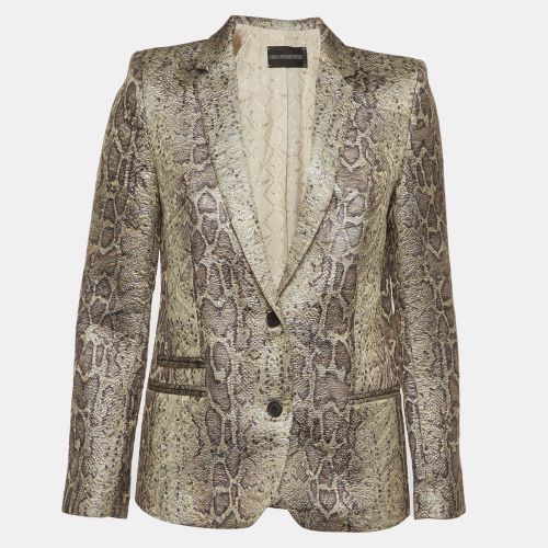 Python Jacquard Single Breasted Blazer S - Zadig & Voltaire - Modalova