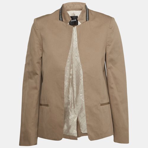 Zadig & Voltaire Brown Linen Blend Front Open Blazer M - Zadig & Voltaire - Modalova