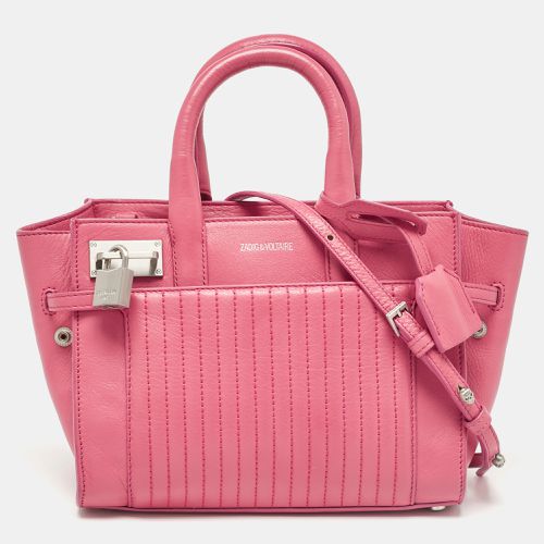 Zadig & Voltaire Pink Leather XS Candide Tote - Zadig & Voltaire - Modalova