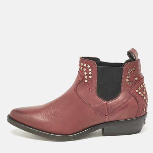 Leather Studded Ankle Boots Size 37 - Zadig & Voltaire - Modalova