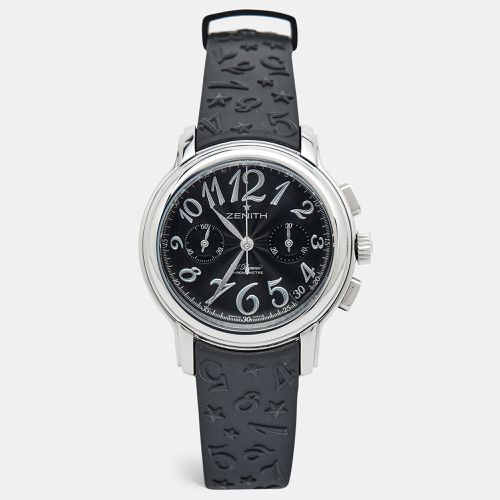 Zenith Black Stainless Steel Rubber El Primero Chronomaster Star 03.1230.4002/21.R527 Women's Wristwatch 37 mm - Zenith - Modalova