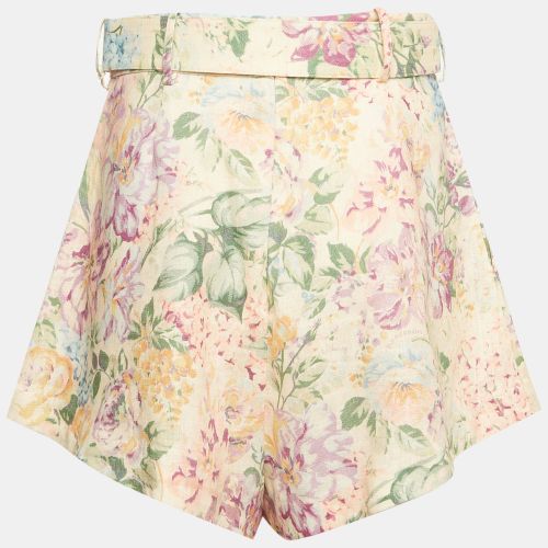 Linen Halliday Tuck Shorts M - Zimmermann - Modalova