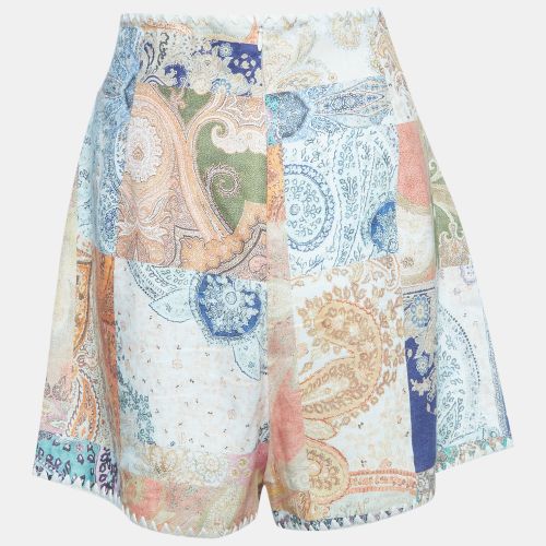 Paisley Patchwork Print Linen Anneke Shorts L - Zimmermann - Modalova