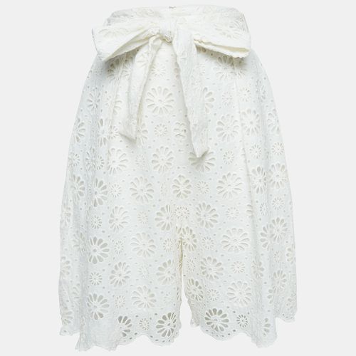 Zimmermann White Floral Lace Cotton Shorts M - Zimmermann - Modalova