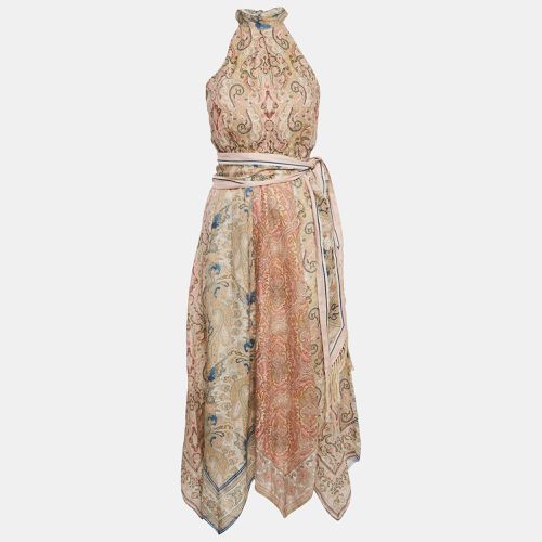 Zimmermann Multicolor Printed Cotton Halter Neck Maxi Dress M - Zimmermann - Modalova