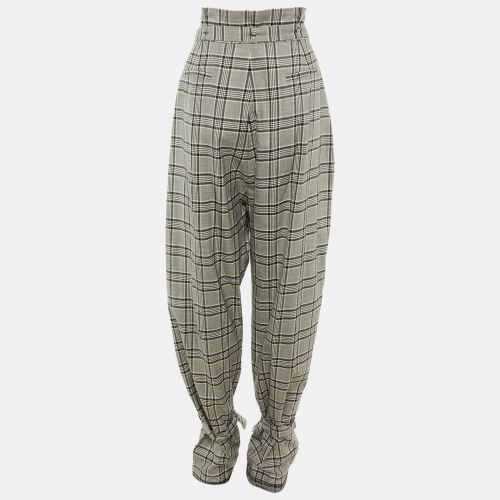 Zimmerman /Grey Checkered Print Wool Trousers L - Zimmermann - Modalova