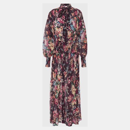 Zimmermann Multicolor Printed Silk-Blend Dress M - Zimmermann - Modalova