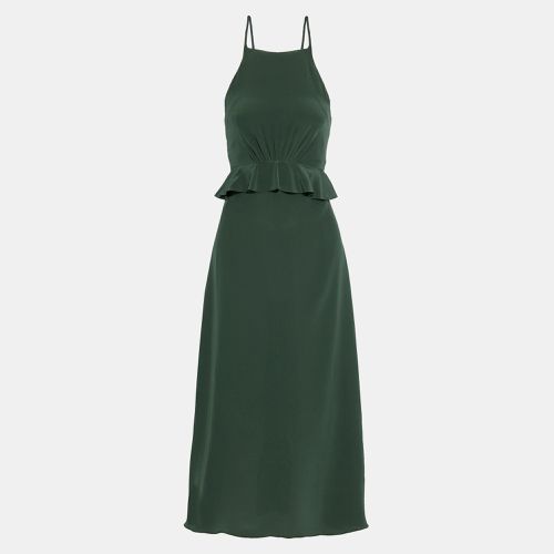 Zimmermann Green Silk Midi Dress XXS (SIZE 0P) - Zimmermann - Modalova