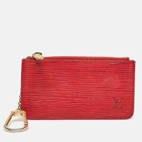 Louis Vuitton Red Epi Leather Vernis Key Pouch - Louis Vuitton - Modalova