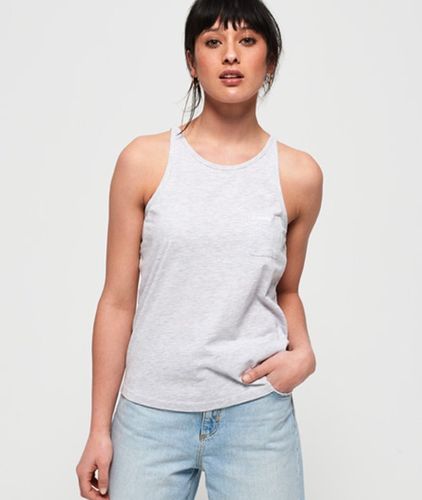 Women's Orange Label Essential Tank Top / Ice Marl - Size: 14 - Superdry - Modalova
