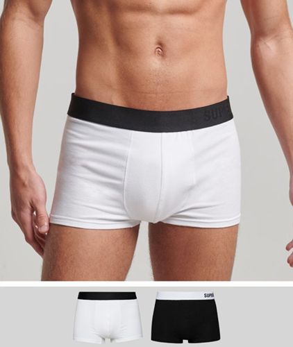 Herren Organic Cotton Trunk Doppelpack mit Offset-logo - Größe: L - Superdry - Modalova