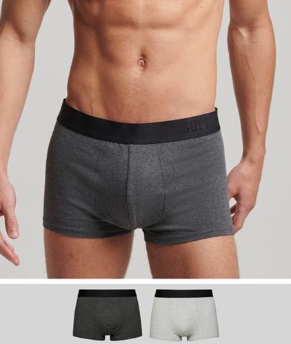 Herren Organic Cotton Trunk Doppelpack mit Offset-logo - Größe: S - Superdry - Modalova