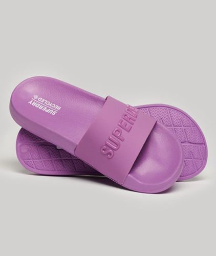 Damen Code Logo Badeschlappen - Größe: S - Superdry - Modalova