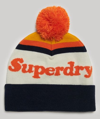 Damen Beaniemütze mit Klassischem Logo - Größe: 1Größe - Superdry - Modalova