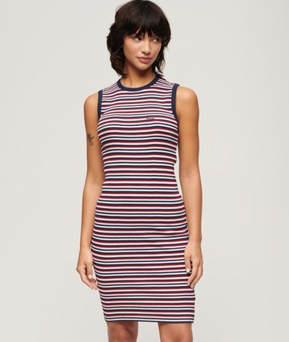 Damen Geripptes Bodycon-midikleid - Größe: 44 - Superdry - Modalova