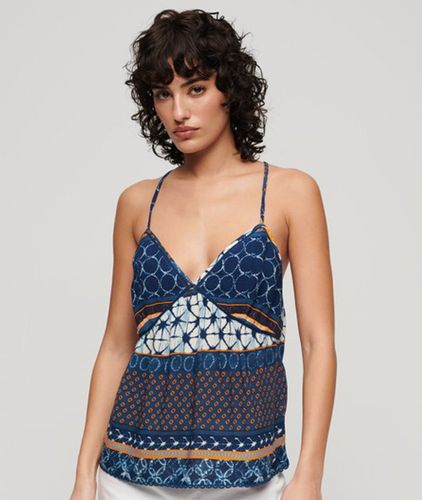 Damen Trägertop aus Webstoff mit Print - Größe: 42 - Superdry - Modalova