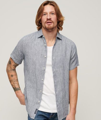 Herren Studios Freizeithemd aus Leinen - Größe: S - Superdry - Modalova