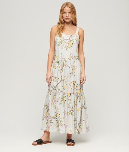 Damen Gestuftes Maxikleid aus Webstoff - Größe: 36 - Superdry - Modalova