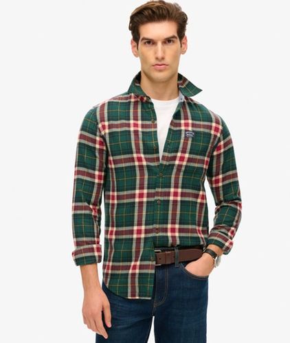 Herren Langärmliges Baumwoll-holzfällerhemd - Größe: S - Superdry - Modalova