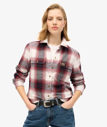 Damen Flanellhemd mit Holzfällerkaros - Größe: 38 - Superdry - Modalova