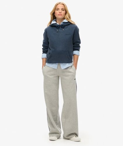 Damen Essential Jogginghosen mit Geradem Bein und Logo - Größe: 40 - Superdry - Modalova