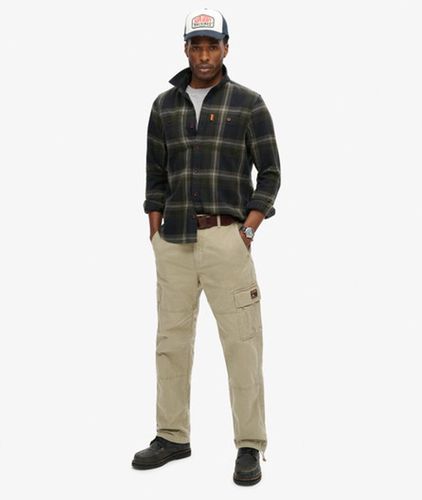 Herren Weit Geschnittene Cargohose aus Bio-baumwolle - Größe: 34/32 - Superdry - Modalova