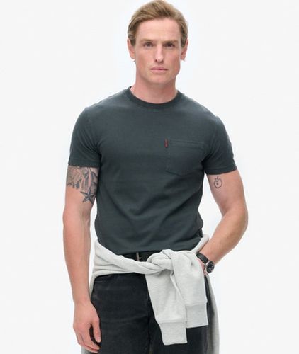 Men's Essential Washed Pocket T-shirt / Washed - Size: S - Superdry - Modalova