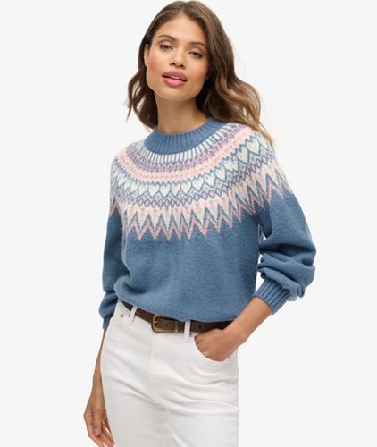 Damen und Lässiger Pullover mit Muster, Größe: 44 - Superdry - Modalova