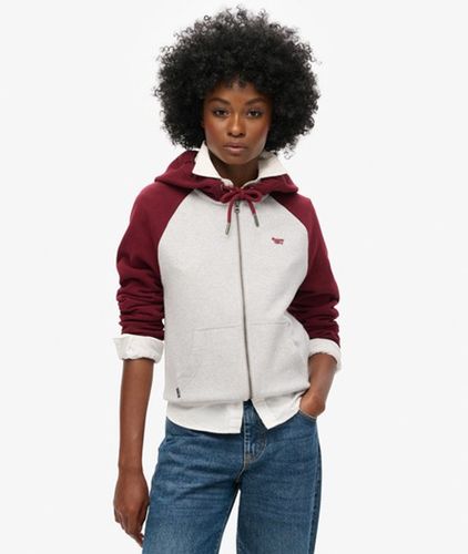 Damen Essential Baseball Kapuzenjacke - Größe: 44 - Superdry - Modalova