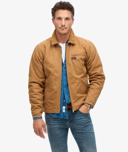 Herren Ranch Jacke Logoaufnäher, Größe: L - Größe: L - Superdry - Modalova