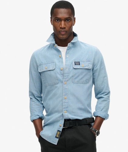 Herren Workwear Langarmhemd aus Baumwolle - Größe: S - Superdry - Modalova