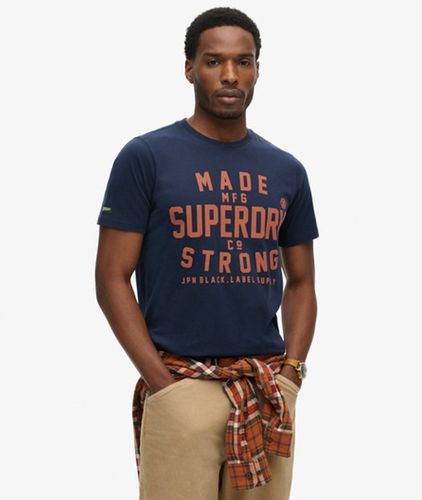 Men's Machined Goods Workwear T-shirt / Nautical - Size: XL - Superdry - Modalova