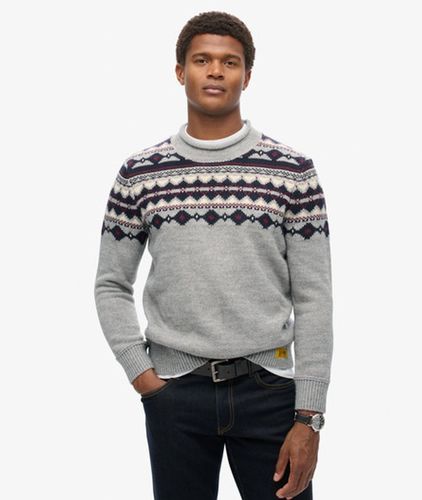Herren Rollkragenpullover mit Norwegermuster - Größe: Xxl - Superdry - Modalova
