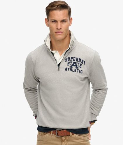 Herren Vintage Athletic Zip Pullover mit Halbreißverschluss - Größe: S - Superdry - Modalova